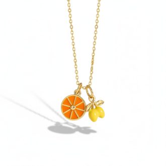 DIY Citrus Mix aranyozott nyaklánc