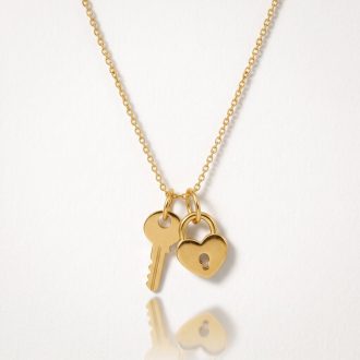 DIY Secret Love aranyozott nyaklánc