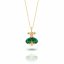 DIY Crystal méhecske nyaklánc, aranyozott