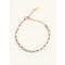 Crystal Luxe Slim aranyozott karkötő, hókristály