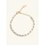 Crystal Luxe Slim aranyozott karkötő, hókristály