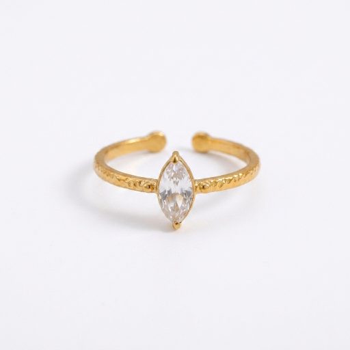 Marquise Light aranyozott gyűrű