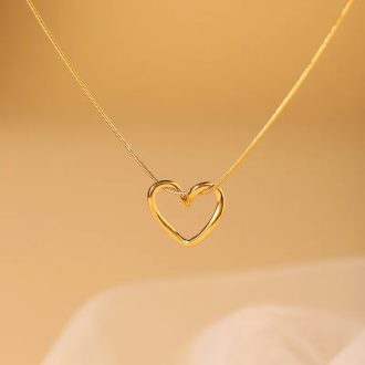 18K aranyozott Heart Shape nyaklánc