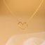 18K aranyozott Heart Shape nyaklánc