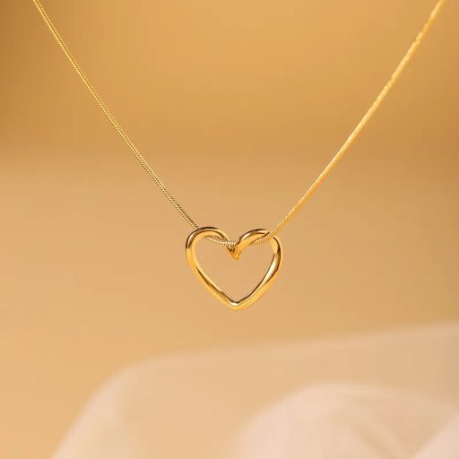 Heart Shape aranyozott nyaklánc