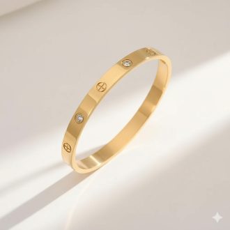 Plus Diamond aranyozott karperec