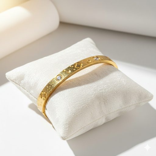 Clover Diamond aranyozott karperec