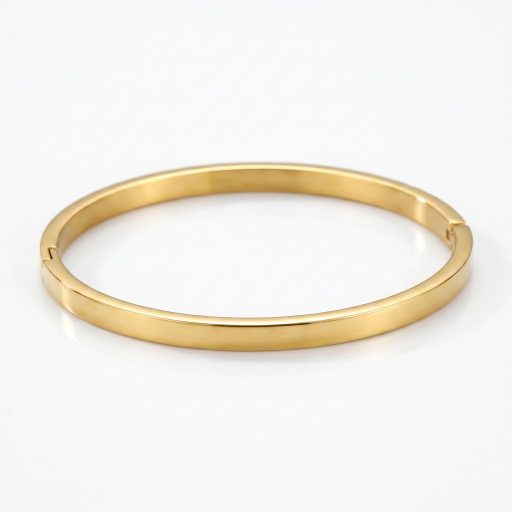Minimalista aranyozott karperec