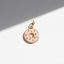 Pink donut charm, aranyozott