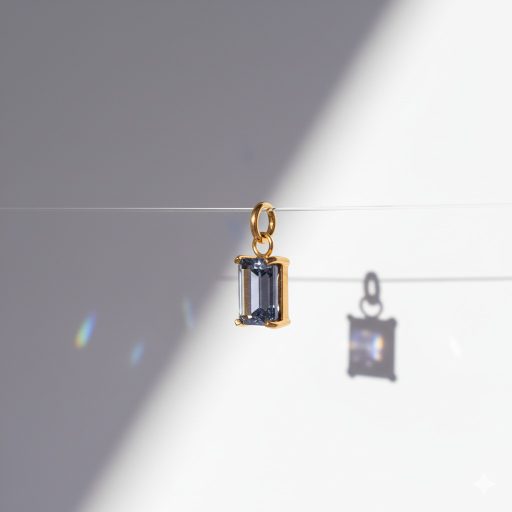 Szeptember kristály charm, aranyozott