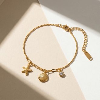 Ocean Treasure aranyozott bokalánc