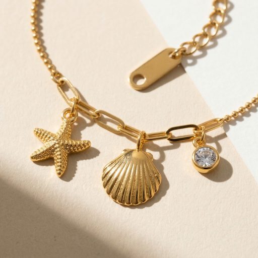 Ocean Treasure aranyozott bokalánc