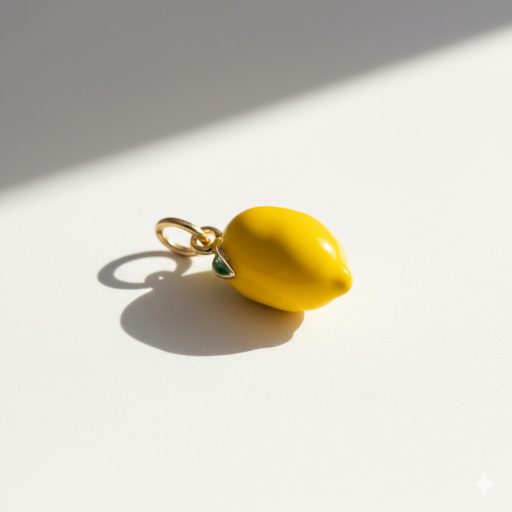 Lemon charm, aranyozott