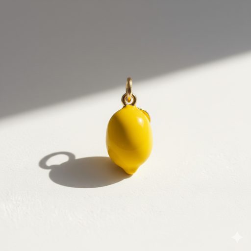 Lemon charm, aranyozott