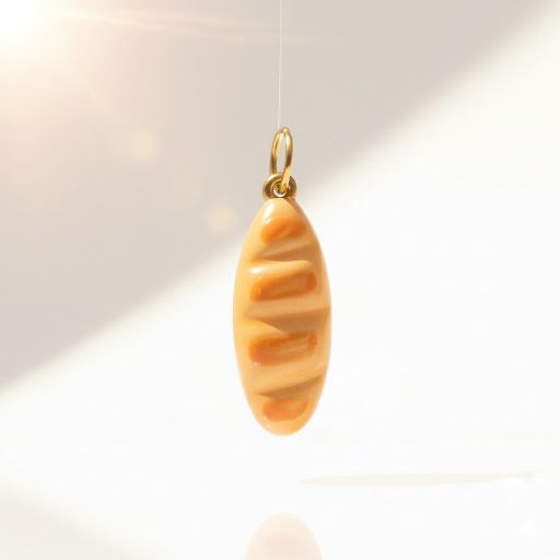 Francia Bagett charm – aranyozott