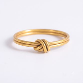 Love Knot aranyozott gyűrű