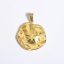 Aranyrög charm, aranyozott