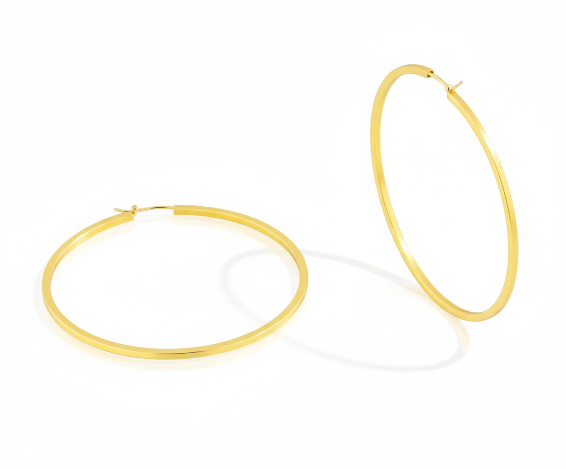 Csőzáras (karikazáras) fülbevaló